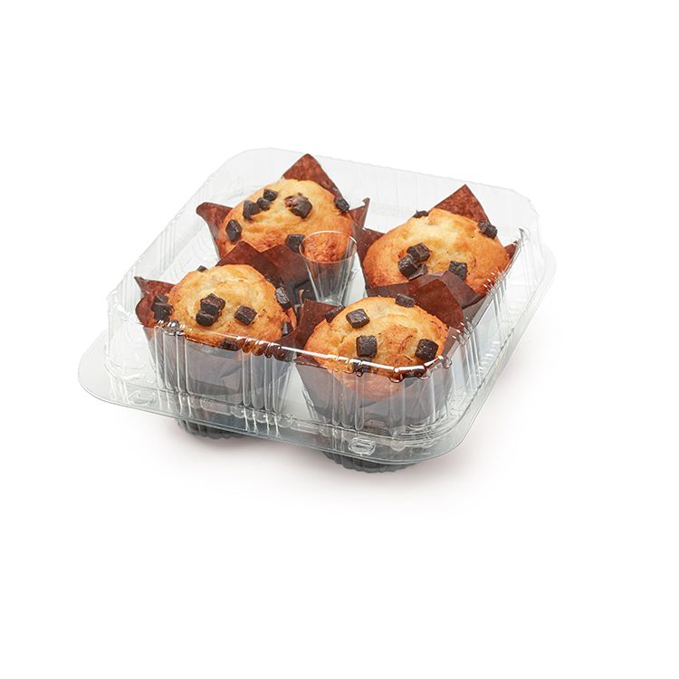 Plain muffin w choco hazelnut filling 90g