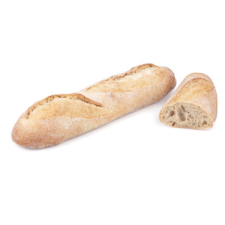 Half baguette with sourdough