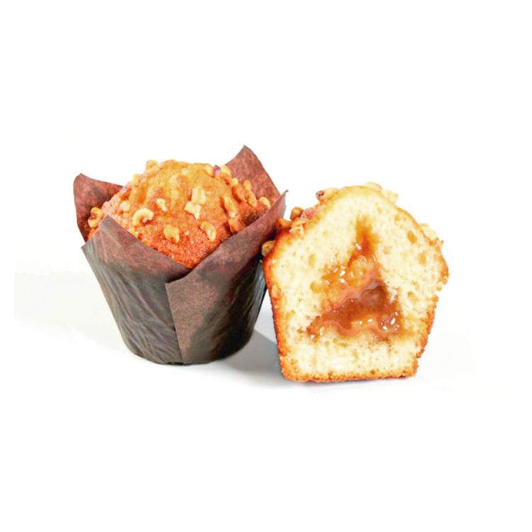 Muffin caramel zeezout