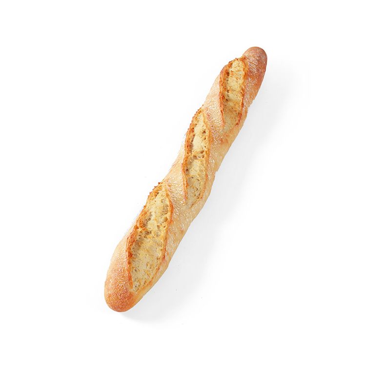 Baguette wit héritage poolish