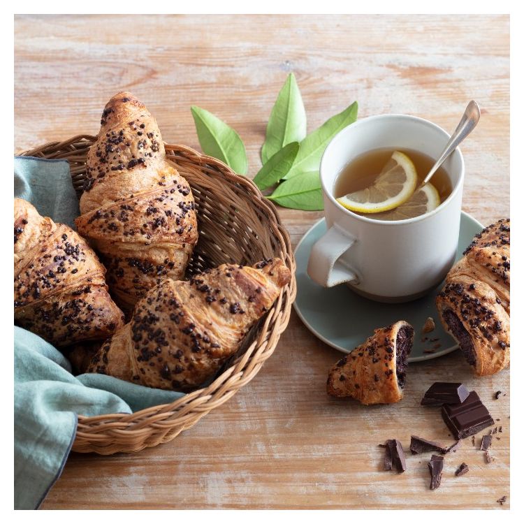 Croissant vegano relleno de chocolate VEGAN