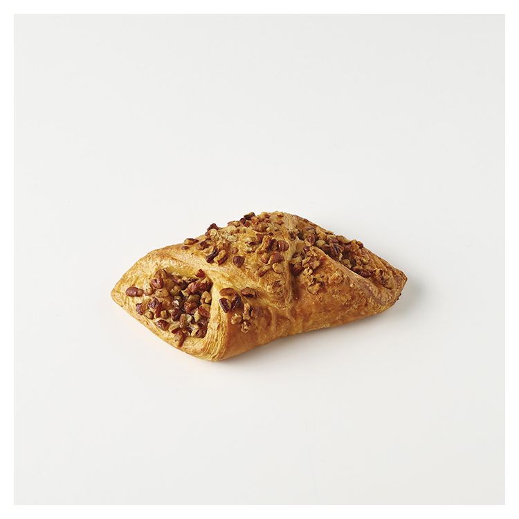 Salted Caramel & Pecan Open Croissant