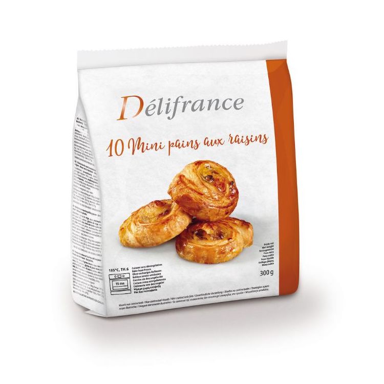 10 MINI PAINS AUX RAISINS