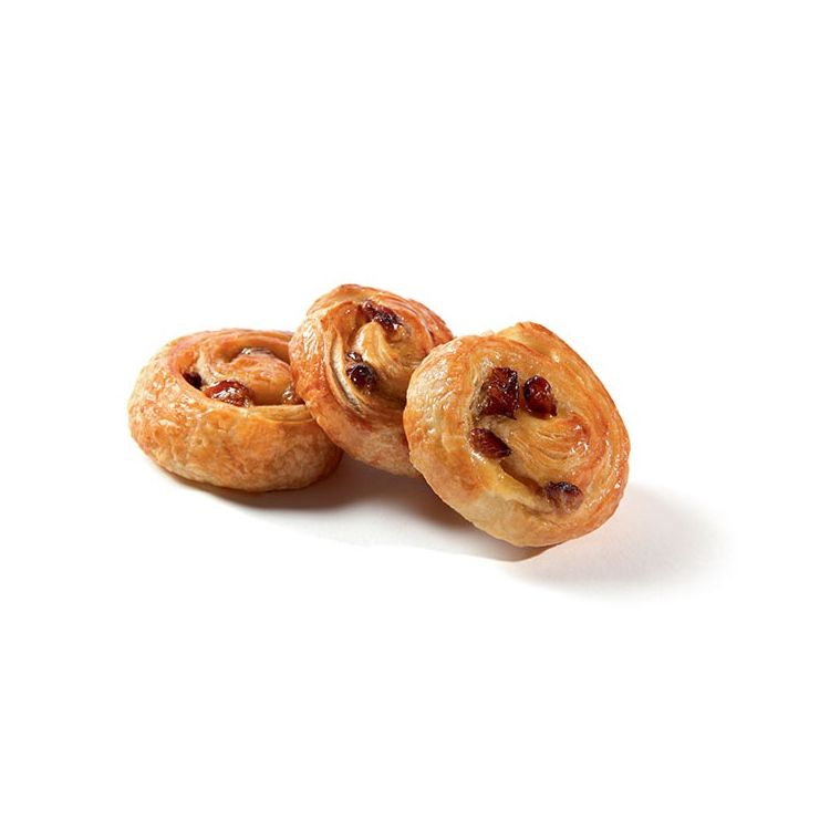 Mini caracola con pasas