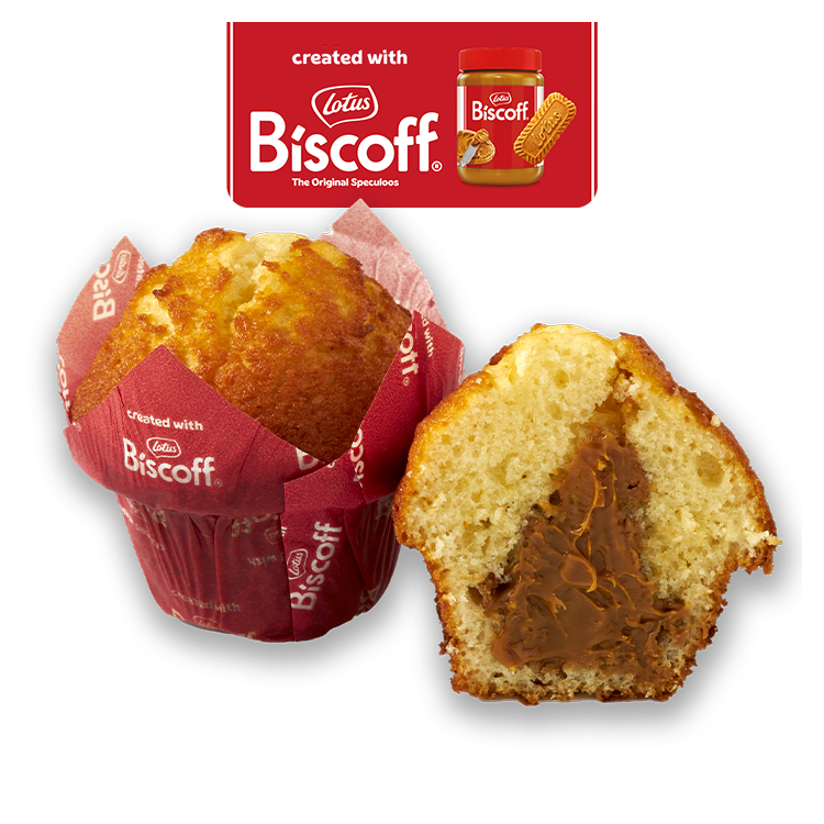 Muffin relleno de Lotus Biscoff®