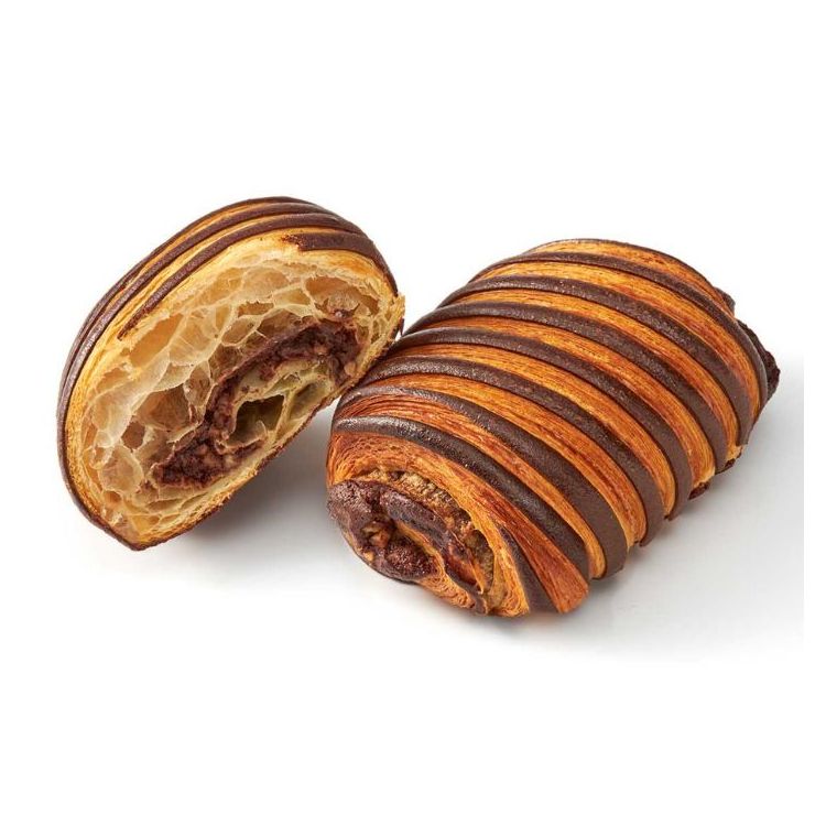 Pain au chocolat/hasselnöt