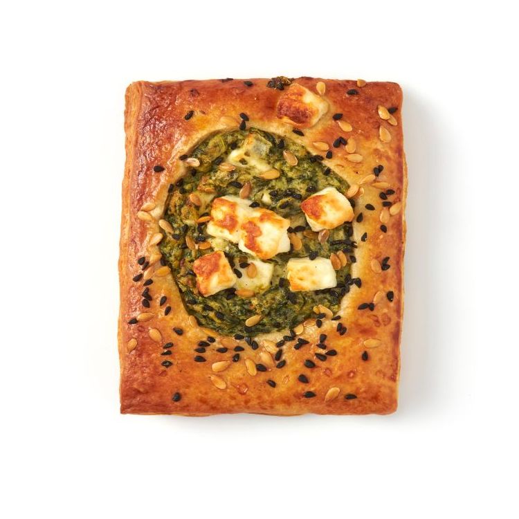 Feta, spinach & ricotta square