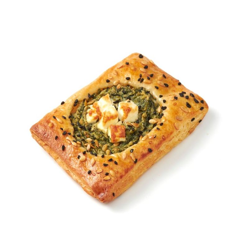 Feta, spinach & ricotta square