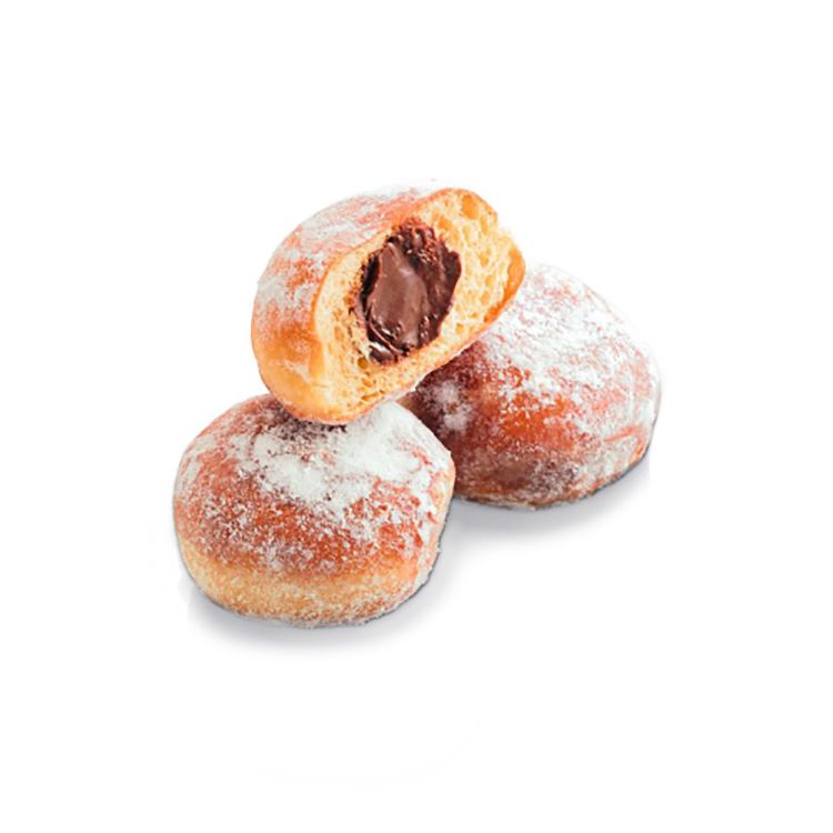 Mini beignet chocolade en hazelnoot