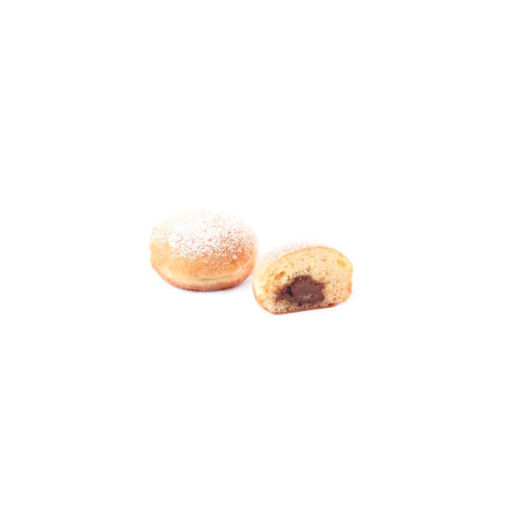 Mini pączki z czekoladą