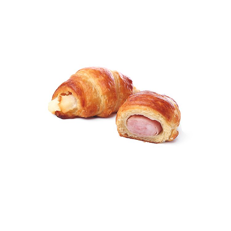  Mini croissant al prosciutto e formaggio