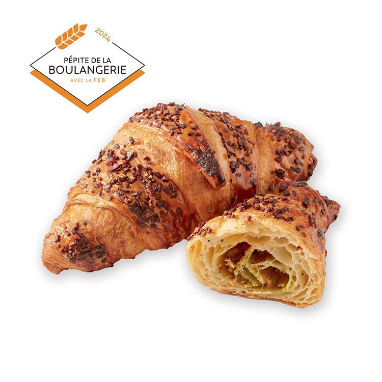 Croissant fourré pistache