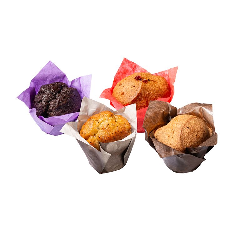 Muffin assortis sans gluten