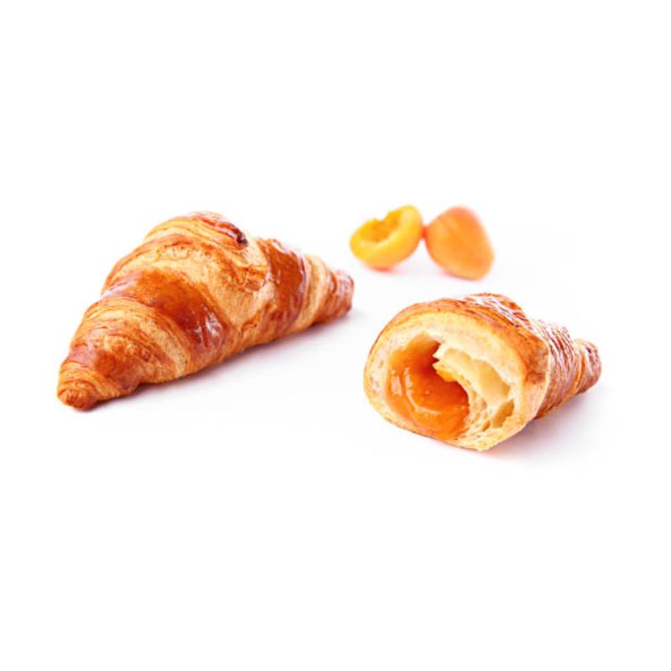 Croissant fourré abricot viennoisine