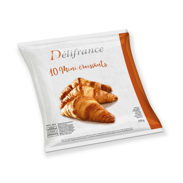 Pack 10 mini butter croissants