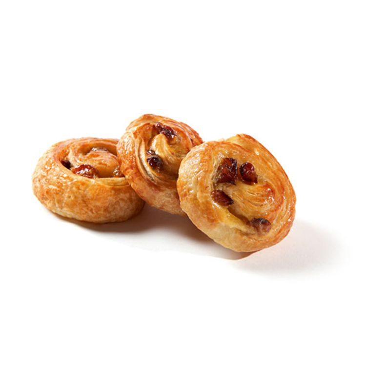 Mini pain aux raisins beurre