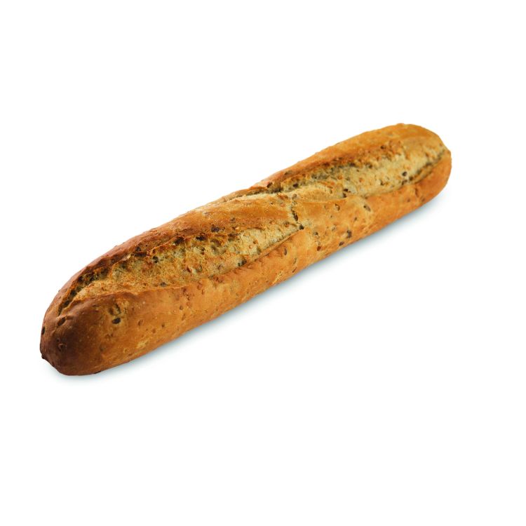 Malted wheat half baguette