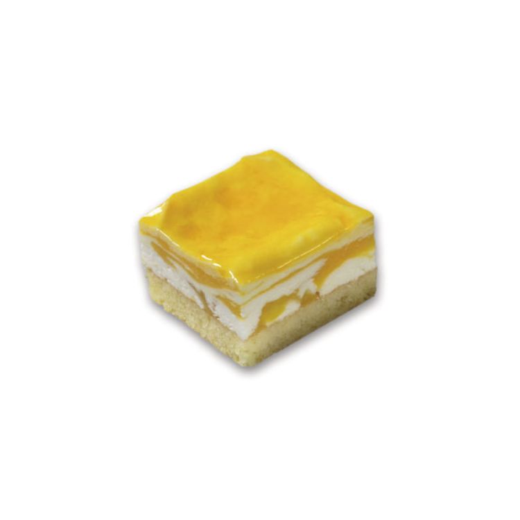 Mango-Crème-Fraîche-Schnitte