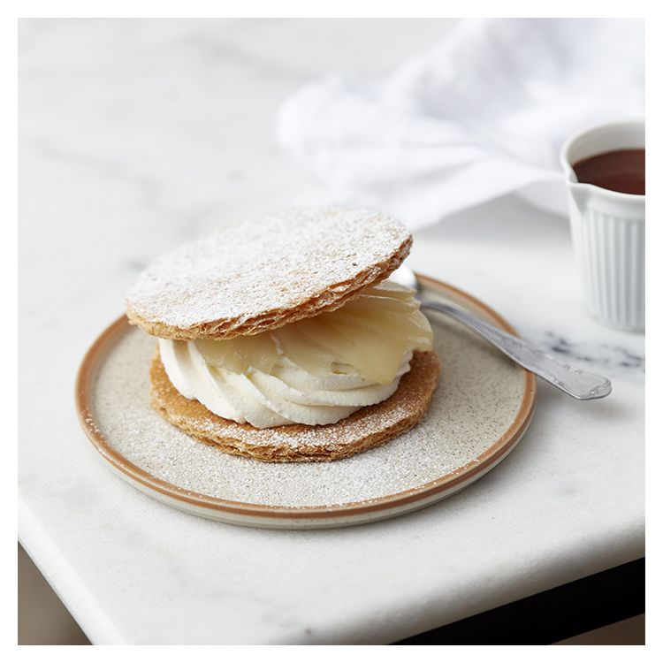 MILLEFEUILLE AU CHOCOLAT ET AUX POIRES