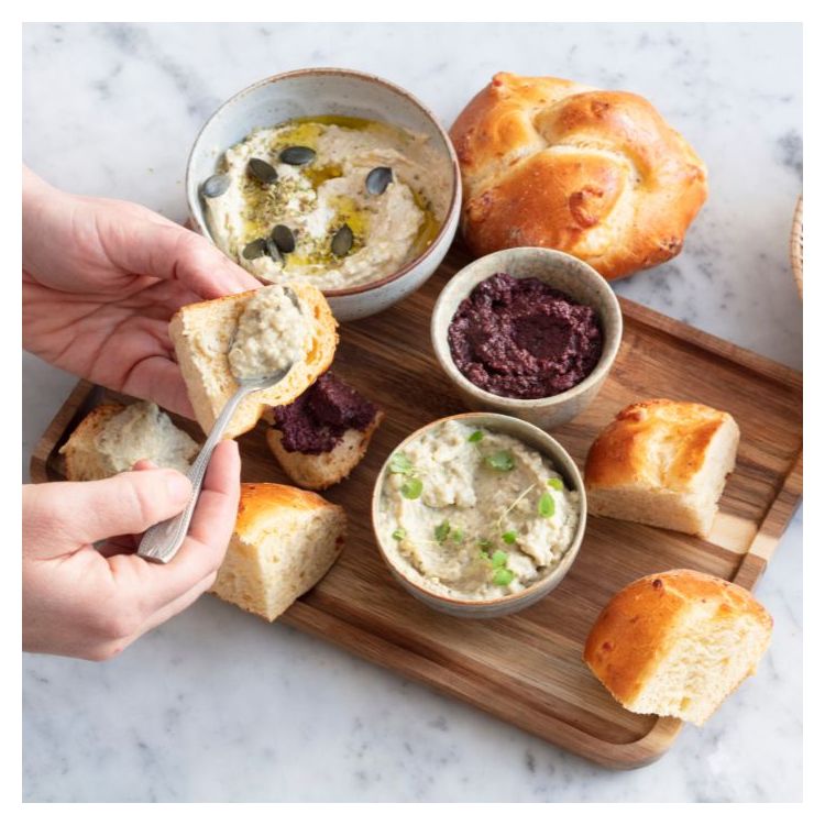 BRIOCHE DIPS TO SHARE