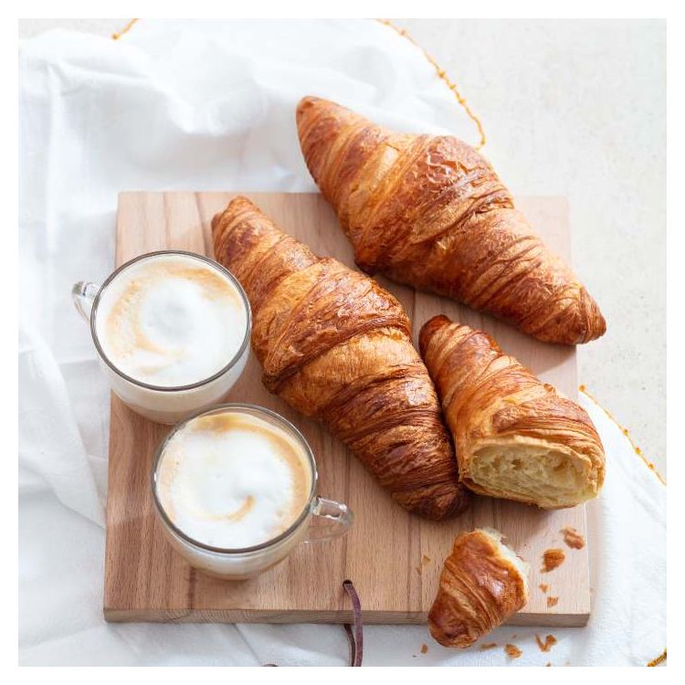 Egyenes vajas óriás croissant  18% vajjal