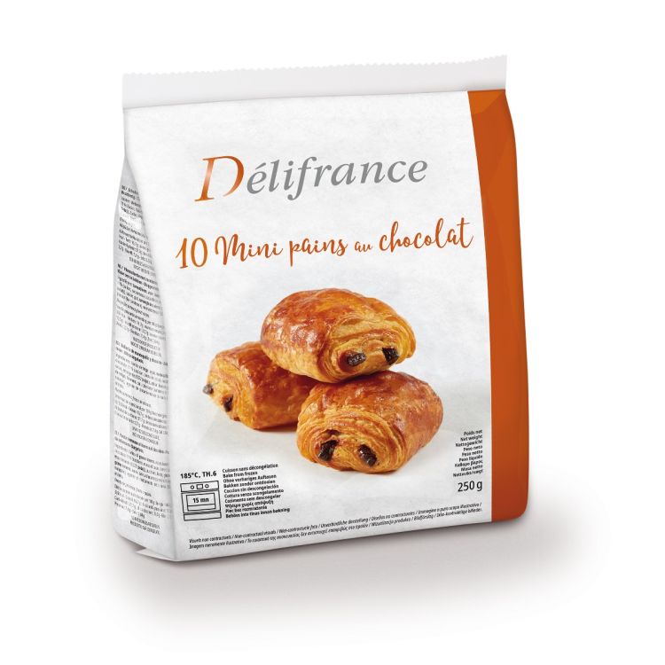 10 mini butter pains chocolat