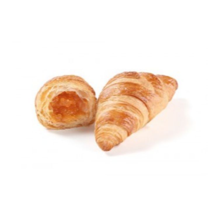 Mini butter croissant apricot filled