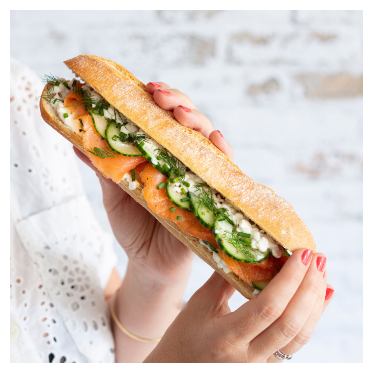 Poolish half baguette