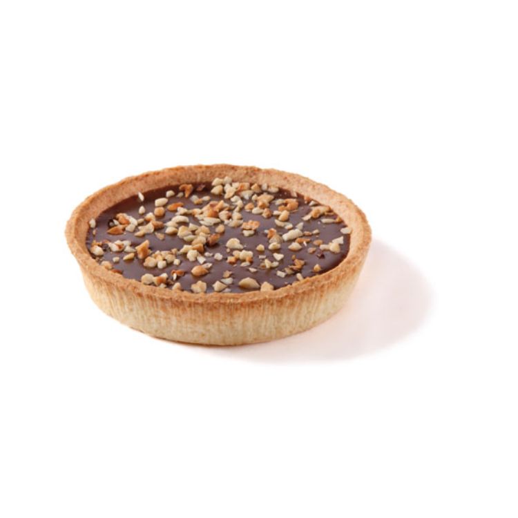 Caramel & hazelnut tartlet