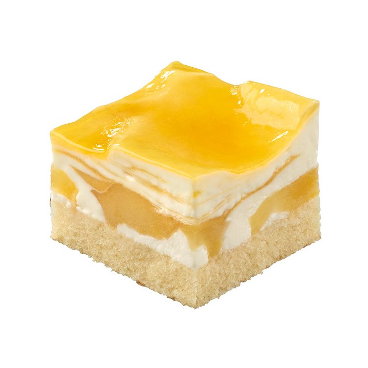 Mango-Crème-Fraîche-Schnitte