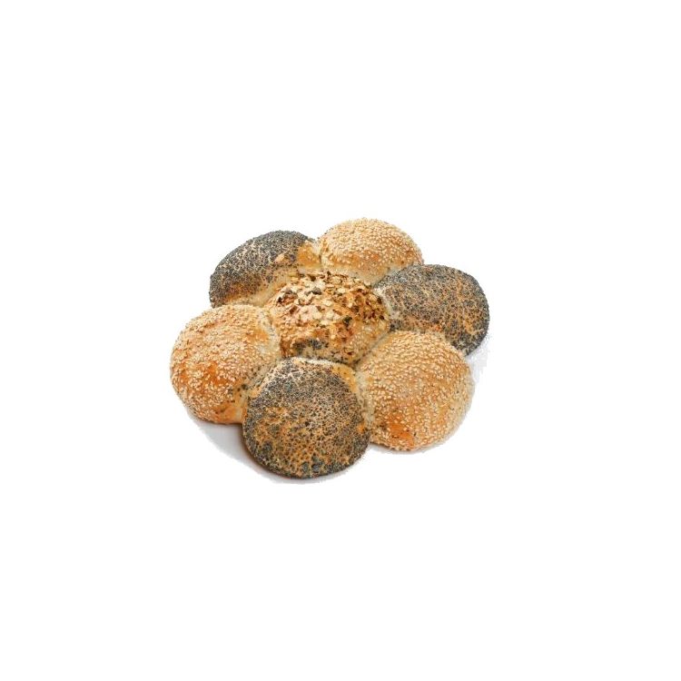 Blumenrad, 3-Topping