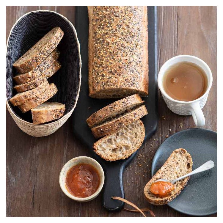 Héritage pavé tarwe wit met zaden