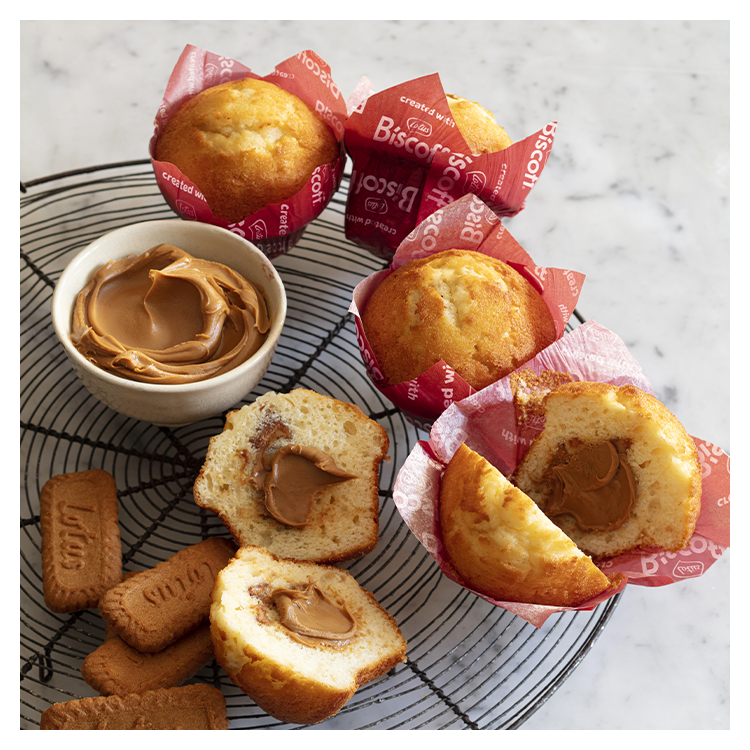 Biscoff® filled Muffin 