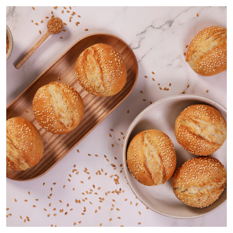 Panecillo topping sésamo