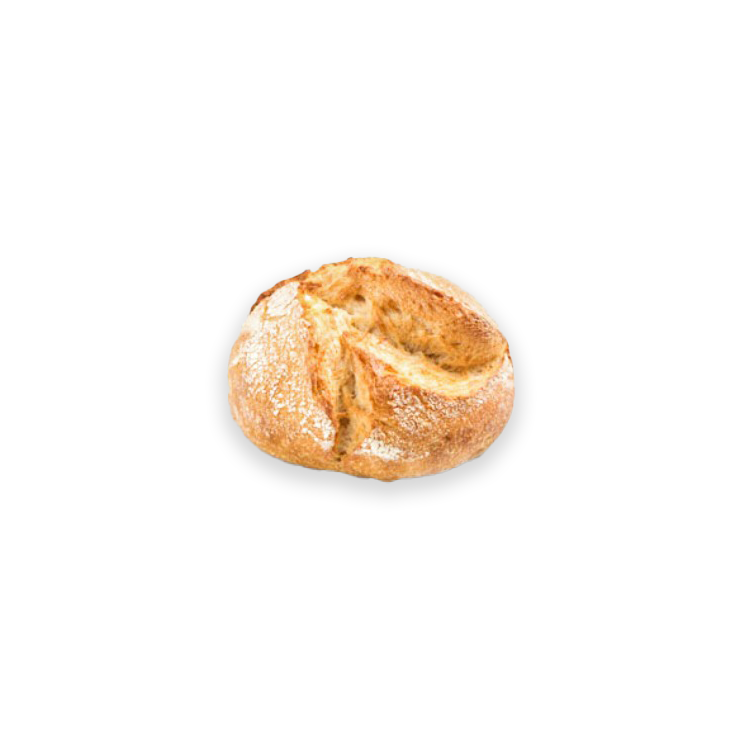 Bol rustiek wit 110g