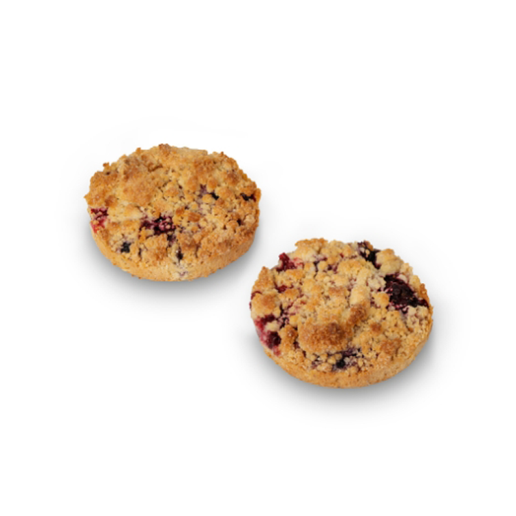 Crumble frutos rojos