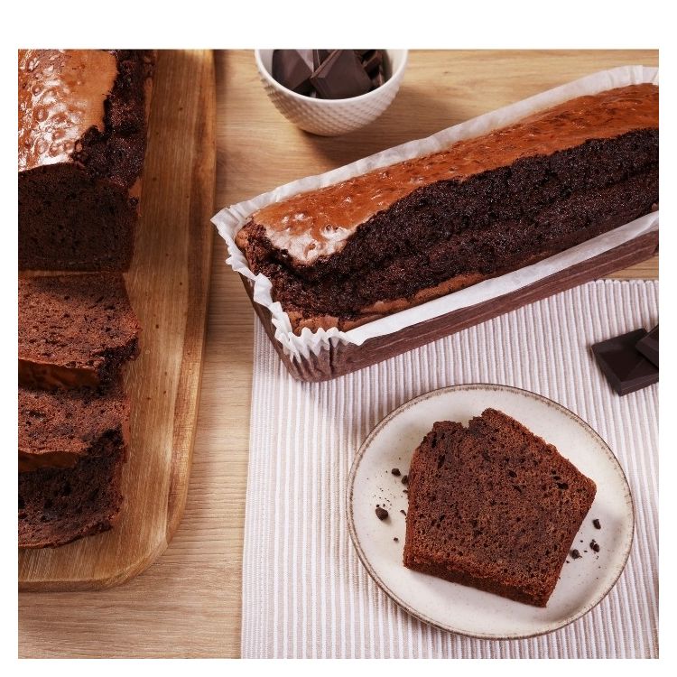Loaf cake chocolate