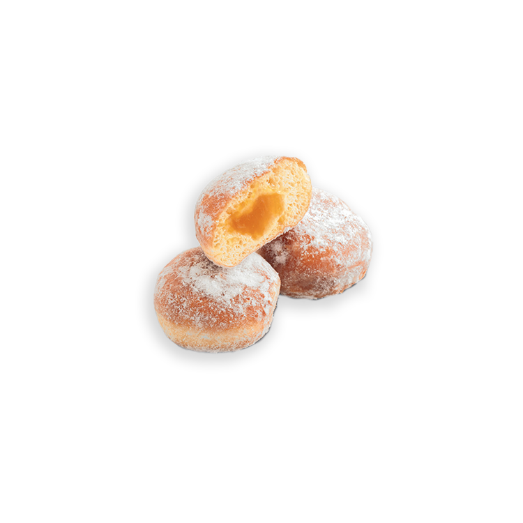 Mini pączki z morelą