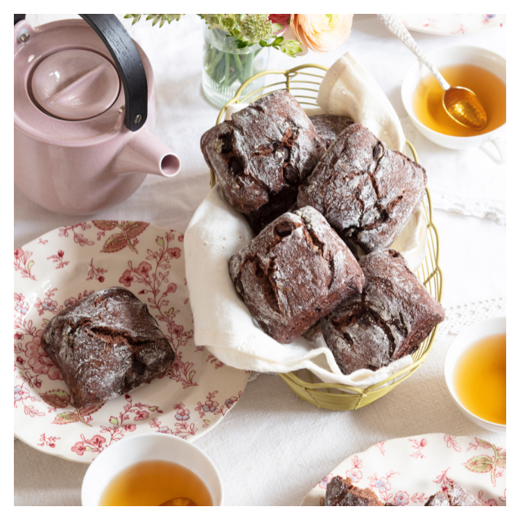 Ψωμάκι με κομμάτια σοκολάτας