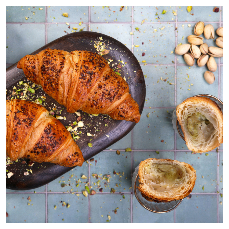 Croissant fourré pistache