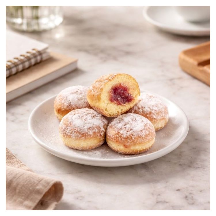 Mini beignet fraises