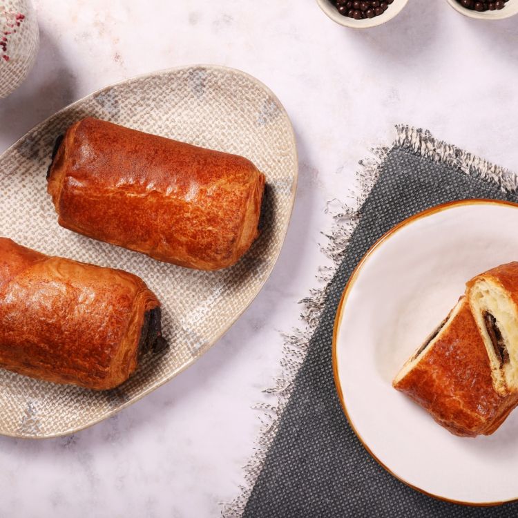 Napolitana crema cacao y avellana