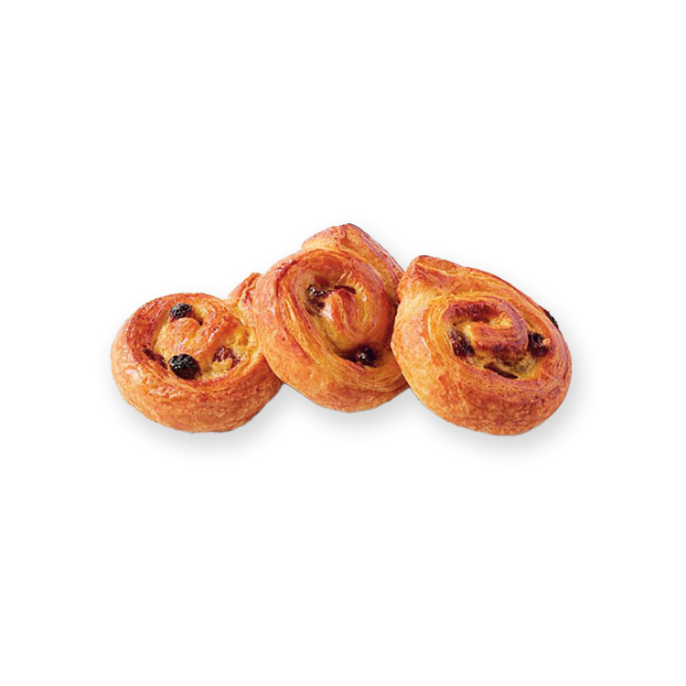Mini pain aux raisins viennoisine