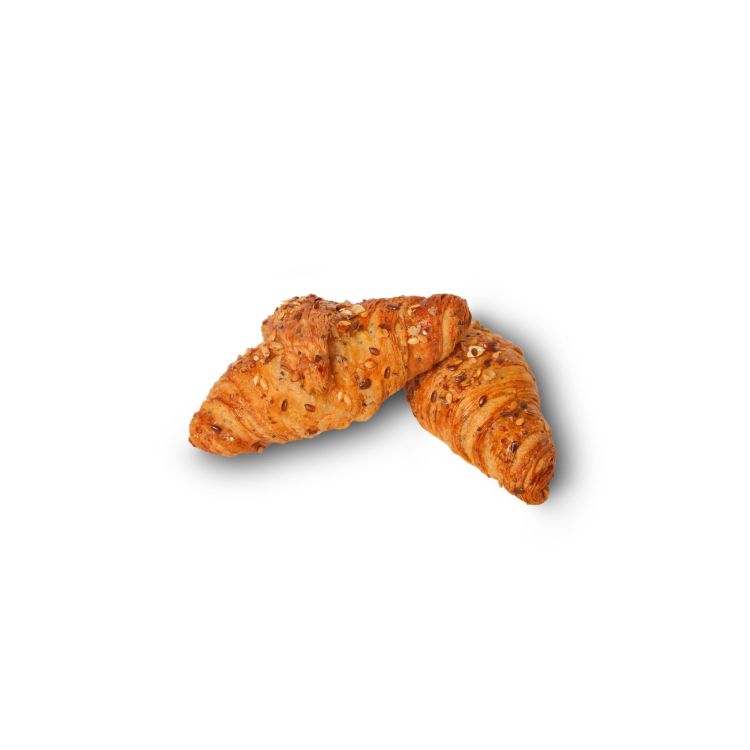 Mini croissant integrale e semi topping semi