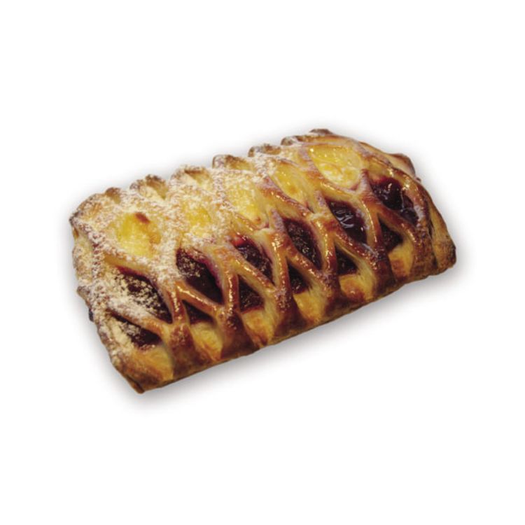 Strudel cerises-vanille