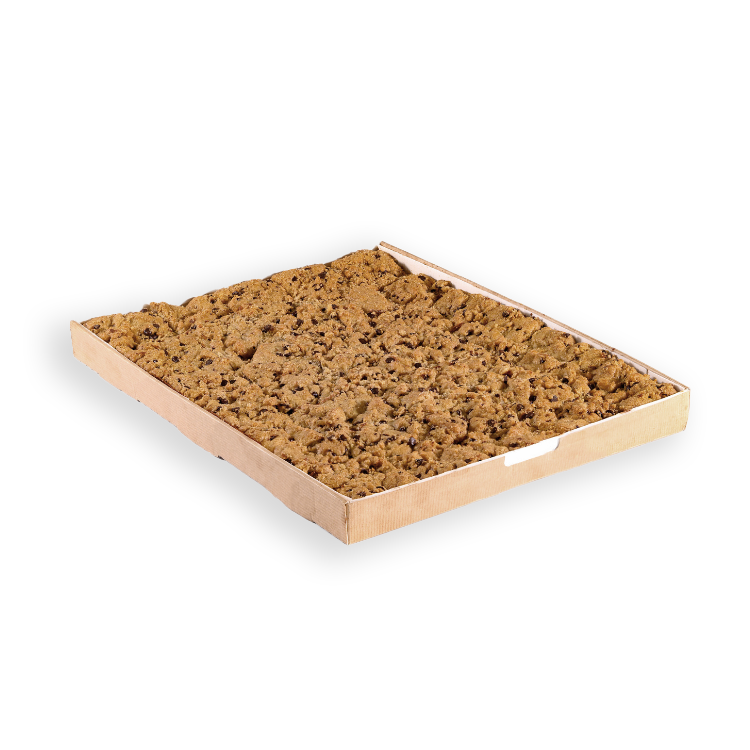 Presliced brookie tray