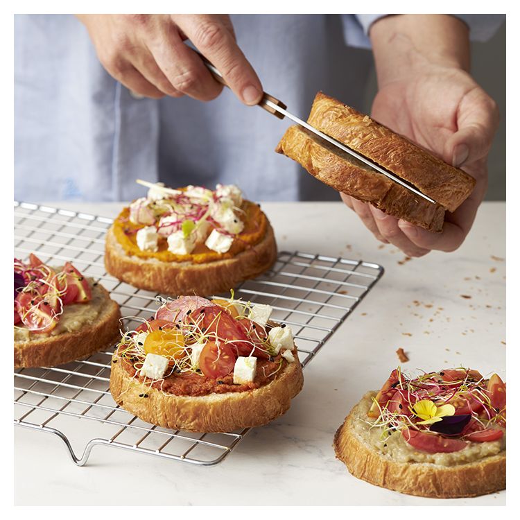 CROISSANT-STYLE SAVOURY SANDWICHES