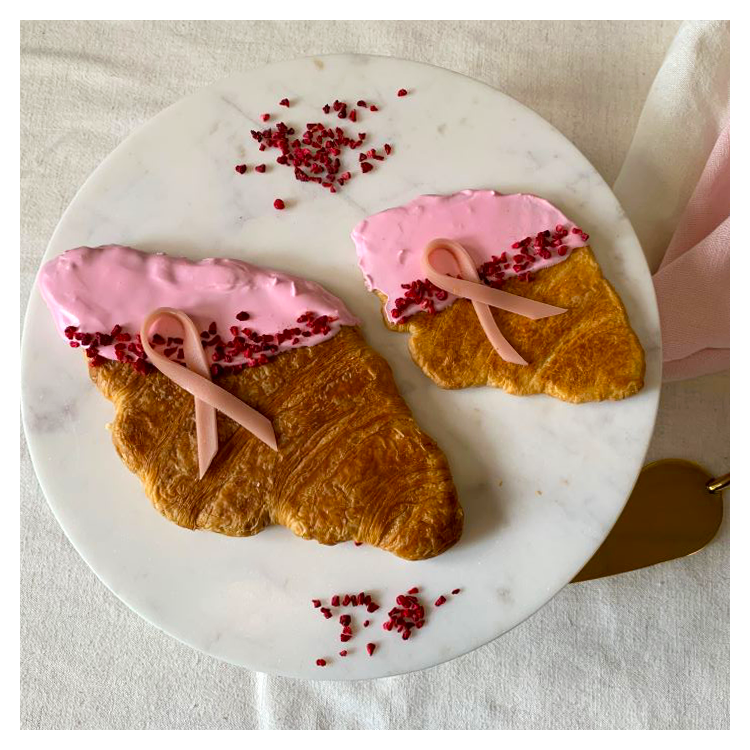 ROSA BANDET -FLAT CROISSANT 