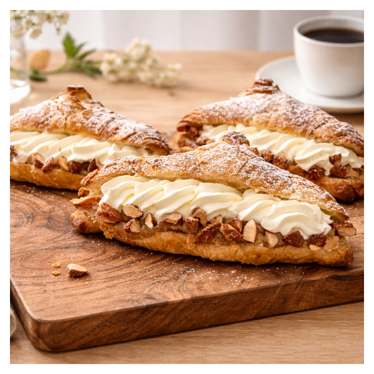 Cremla på XL croissant