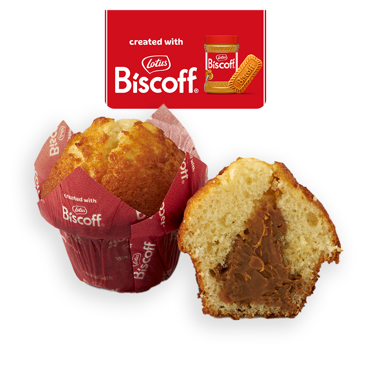 Muffin fourrage Lotus Biscoff® Speculoos